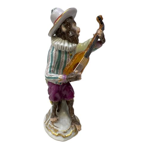 Meissen (マイセン) 洋食器 演奏 猿の楽隊 ギター 60017 欠け有