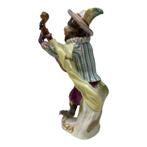 Meissen (マイセン) 洋食器 演奏 猿の楽隊 ギター 60017 欠け有