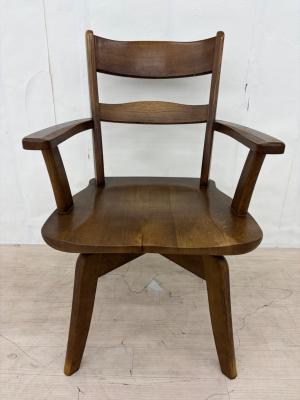 ibata (イバタ) 回転チェア 飛騨の家具 ブラウン