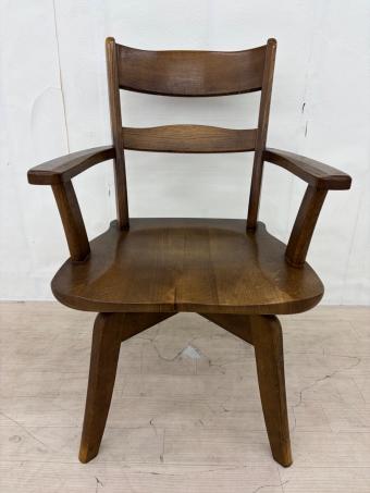 ibata (イバタ) 回転チェア 飛騨の家具 ブラウン