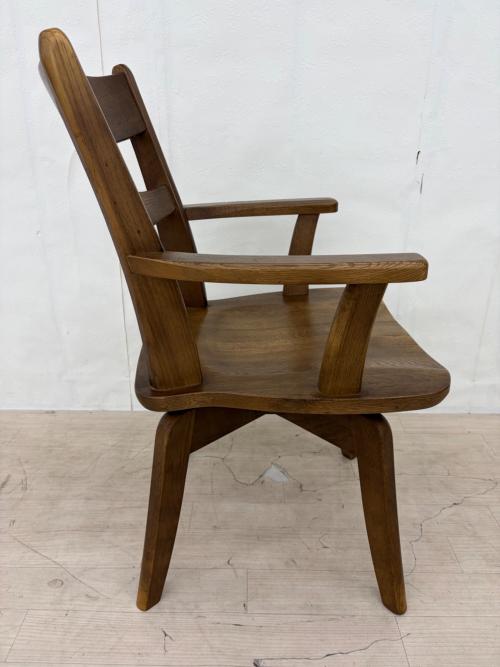 ibata (イバタ) 回転チェア 飛騨の家具 ブラウン