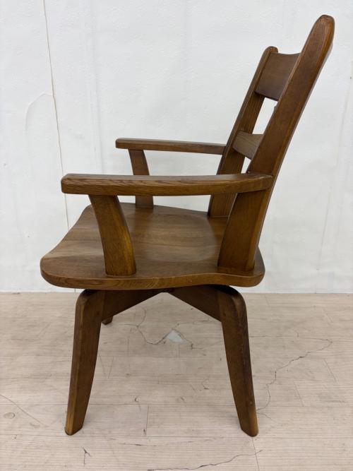ibata (イバタ) 回転チェア 飛騨の家具 ブラウン