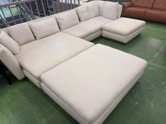 Minotti (ミノッティ) L字ソファ アイボリー
