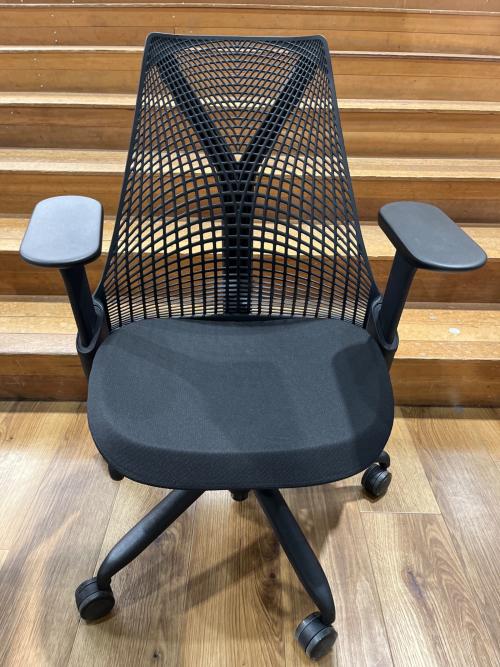 Herman Miller (ハーマンミラー) ワークチェアー AS1YA23AA-1617 Sayl Chairs 2024年製 ブラック フルアジャスタブルアーム
