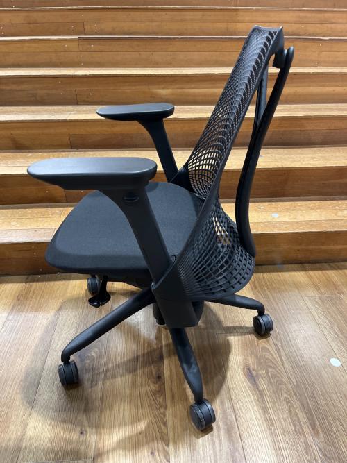 Herman Miller (ハーマンミラー) ワークチェアー AS1YA23AA-1617 Sayl Chairs 2024年製 ブラック フルアジャスタブルアーム