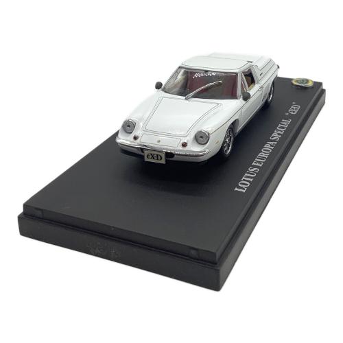 KYOSHO (キョウショウ) LOTUS EUROPA SPECIA eX-DRIVER 藤島康介：企画・原案エクスドライバー 1/43スケールミニカー 03073E