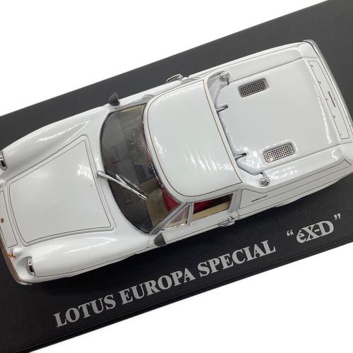 KYOSHO (キョウショウ) LOTUS EUROPA SPECIA eX-DRIVER 藤島康介：企画・原案エクスドライバー 1/43スケールミニカー 03073E