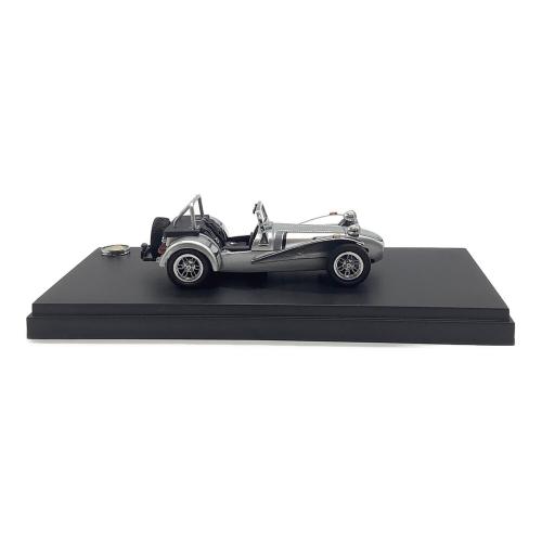 KYOSHO (キョウショウ) CATERHAM SUPER SEVEN CLAMSHELL FENDER SILVER JUBILEE 1/43スケールミニカー 03157SJ