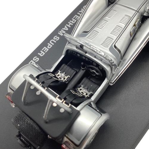 KYOSHO (キョウショウ) CATERHAM SUPER SEVEN CLAMSHELL FENDER SILVER JUBILEE 1/43スケールミニカー 03157SJ