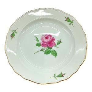 Meissen (マイセン) プレート ピンクのバラ