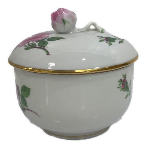Meissen (マイセン) シュガーポット ピンクのバラ