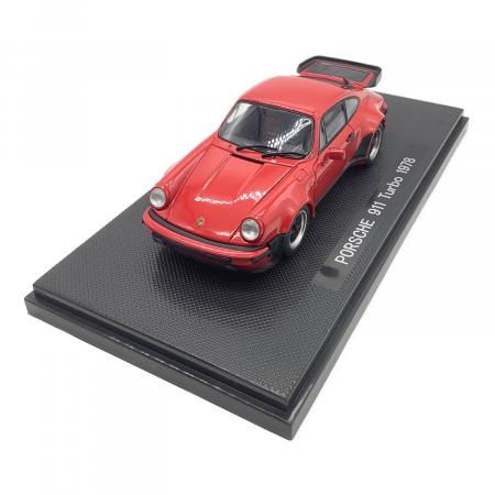EBBRO (エブロ) PORSCHE 911 Turbo 1978 RED 1/43スケールミニカー