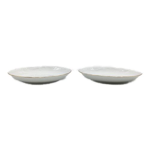大倉陶園 (オオクラトウエン) 銘々皿15㎝ ペアセット ブルーローズ（8211）
