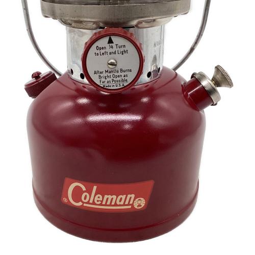 Coleman (コールマン) バーガンディ 前期型 ガソリンランタン 200A PYREXグローブ仕様 ※動作確認済み ヴィンテージ