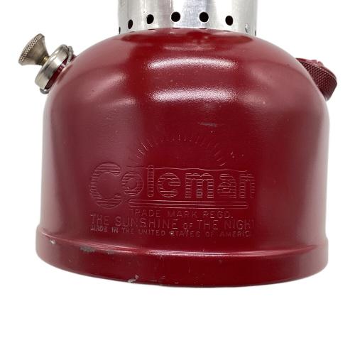 Coleman (コールマン) バーガンディ 前期型 ガソリンランタン 200A PYREXグローブ仕様 ※動作確認済み ヴィンテージ