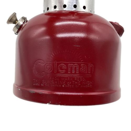 Coleman (コールマン) バーガンディ 前期型 ガソリンランタン 200A PYREXグローブ仕様 ※動作確認済み ヴィンテージ