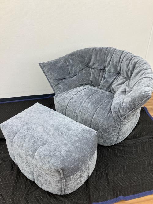 ligne roset (リーンロゼ) 1人掛けソファー オットマン付 ロゼブリガンタン