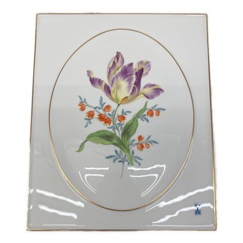 Meissen (マイセン) 壁掛けプレート 花