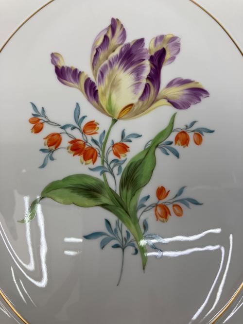 Meissen (マイセン) 壁掛けプレート 花