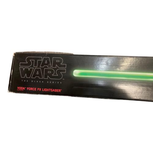 STAR WARS (スターウォーズ) ヨーダ ブラックシリーズ フォースFXライトセーバー 動作確認済み ハンドルベタ有