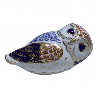 ROYAL CROWN DERBY (ロイヤルクラウンダービー) 置物 フクロウ