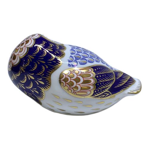 ROYAL CROWN DERBY (ロイヤルクラウンダービー) 置物 フクロウ