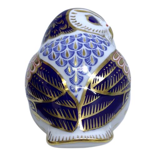 ROYAL CROWN DERBY (ロイヤルクラウンダービー) 置物 フクロウ