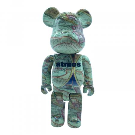 BEAR BRICK (ベアブリック) atmos AGED MAP 100%&400% フィギュア