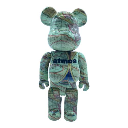 BEAR BRICK (ベアブリック) atmos AGED MAP 100%&400% フィギュア