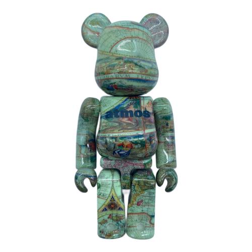 BEAR BRICK (ベアブリック) atmos AGED MAP 100%&400% フィギュア