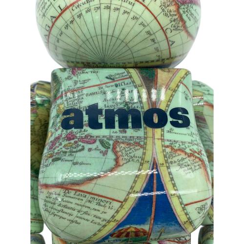 BEAR BRICK (ベアブリック) atmos AGED MAP 100%&400% フィギュア