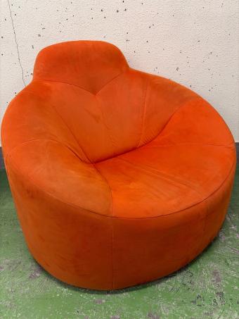 ligne roset (リーンロゼ) 1人掛けソファー  オレンジ ROSETPumpkin　1Pﾊｲﾊﾞｯｸ