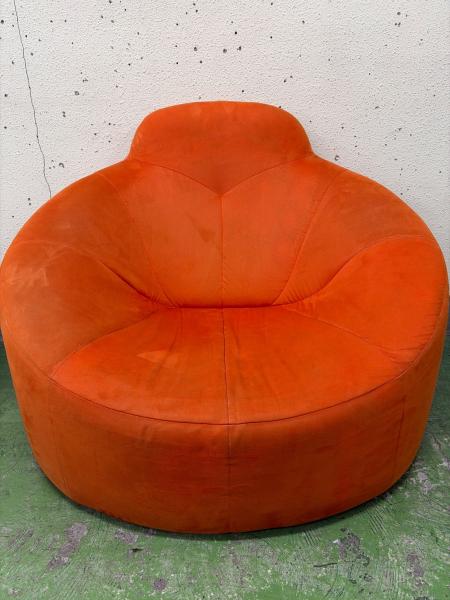 ligne roset リーンロゼ　オットマン　オレンジ ligne roset (リーンロゼ) 1人掛けソファー オレンジ ROSETPumpkin 1P