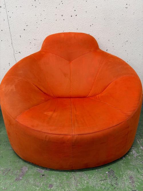 ligne roset (リーンロゼ) 1人掛けソファー  オレンジ ROSETPumpkin　1Pﾊｲﾊﾞｯｸ