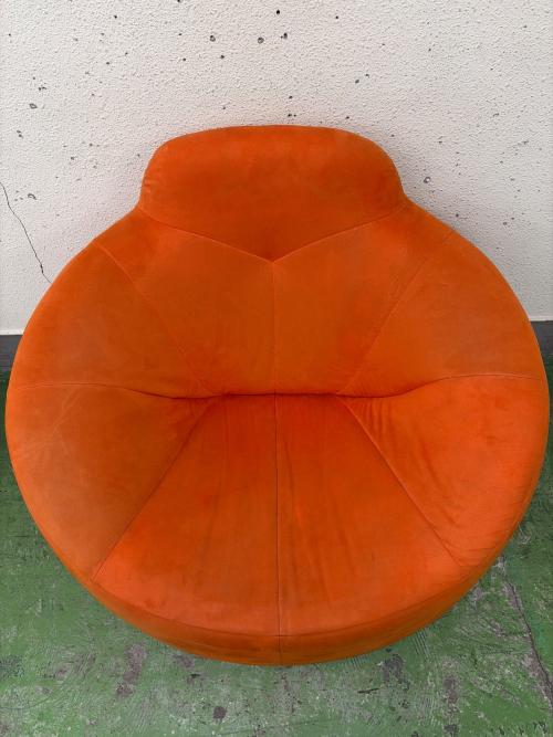ligne roset (リーンロゼ) 1人掛けソファー  オレンジ ROSETPumpkin　1Pﾊｲﾊﾞｯｸ
