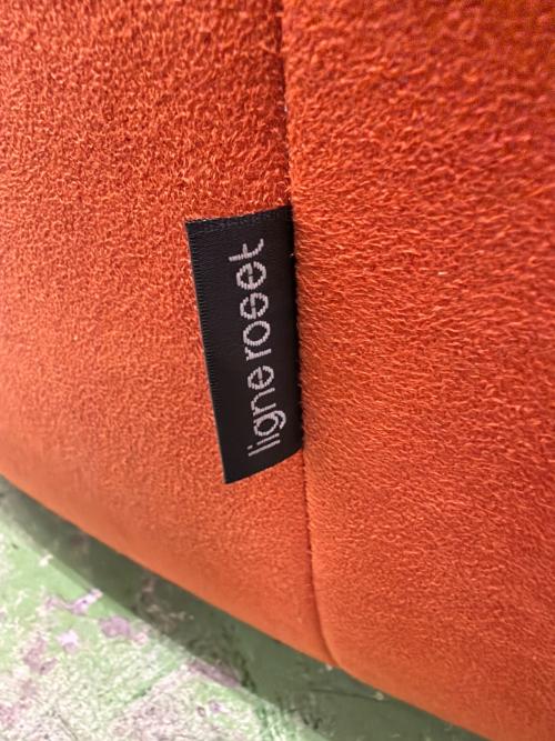ligne roset (リーンロゼ) 1人掛けソファー  オレンジ ROSETPumpkin　1Pﾊｲﾊﾞｯｸ