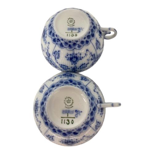 ROYAL COPENHAGEN (ロイヤル・コペンハーゲン) カップ&ソーサー ブルーフルーテッド・フルレース