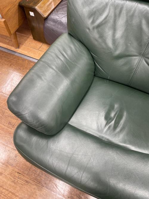 大塚家具 (オオツカカグ) 3人掛けソファー グリーン ノーヴァ