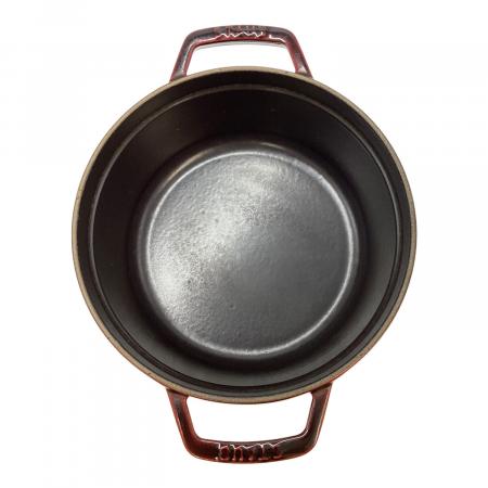 Staub (ストウブ) 両手鍋 LACOCOTTE SIZE 22cm ワインレッド