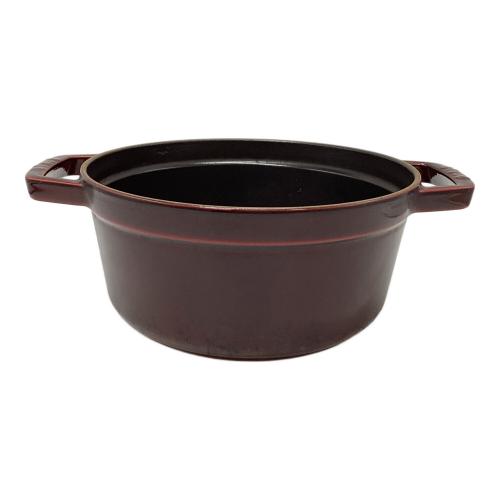 Staub (ストウブ) 両手鍋 LACOCOTTE SIZE 22cm ワインレッド