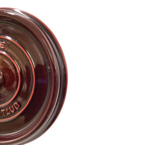 Staub (ストウブ) 両手鍋 LACOCOTTE SIZE 22cm ワインレッド