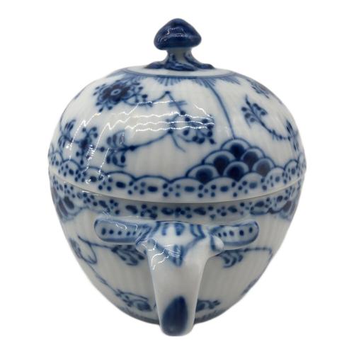 ROYAL COPENHAGEN (ロイヤル・コペンハーゲン) シュガーポット ブルーフルーテッド・ハーフレース