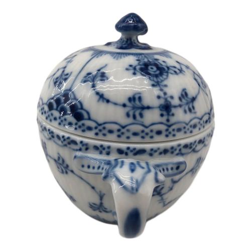 ROYAL COPENHAGEN (ロイヤル・コペンハーゲン) シュガーポット ブルーフルーテッド・ハーフレース