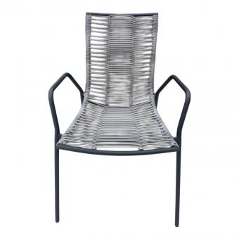 BoConcept (ボーコンセプト) ガーデンチェア ブラック×グレー ELBA