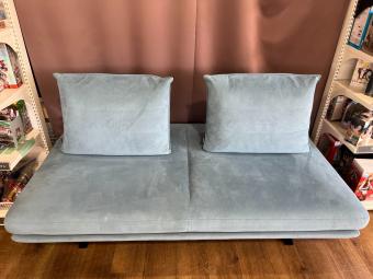 ligne roset (リーンロゼ) 2人掛けソファー ブルー ロゼプラド