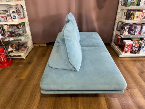 ligne roset (リーンロゼ) 2人掛けソファー ブルー ロゼプラド