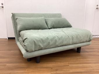 ligne roset (リーンロゼ) ソファーベッド MULTY クッション付 幅:約130㎝ グリーン