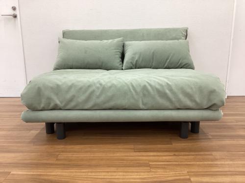 ligne roset (リーンロゼ) ソファーベッド MULTY クッション付 幅:約130㎝ グリーン
