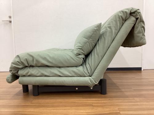 ligne roset (リーンロゼ) ソファーベッド MULTY クッション付 幅:約130㎝ グリーン