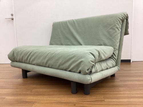 ligne roset (リーンロゼ) ソファーベッド MULTY クッション付 幅:約130㎝ グリーン